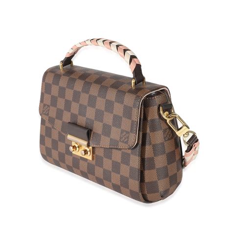 lv pochette croiset|Braided Croisette Damier Ebene .